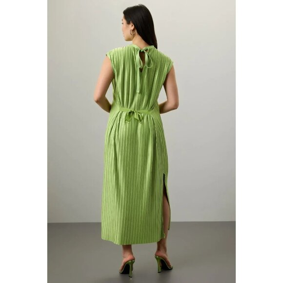 Atlein Plissé Pleated Midi Dress – Women’s Size S - Picture 7 of 16